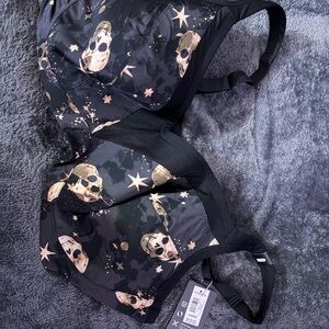 Torrid Black Skull Print Top